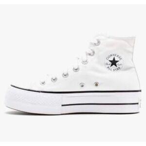 Converse Chuck Taylor Ctas Lift Hi Platform Trainers White/Black/White Size 7